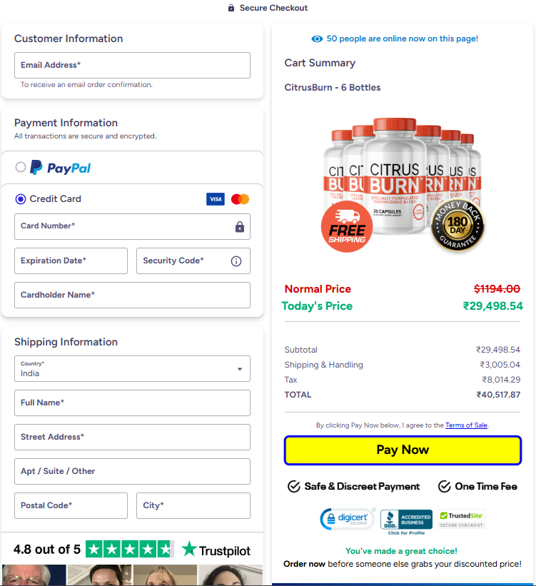 citrusburn-checkoutpage